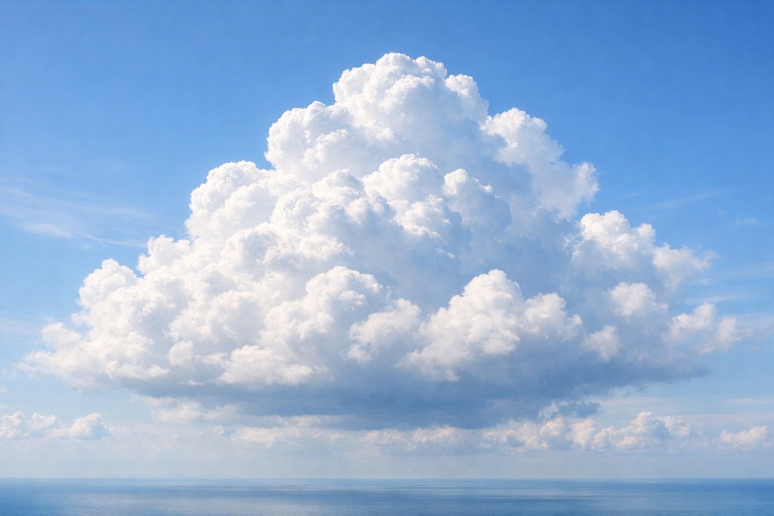 Wie viel wiegt eine Wolke?