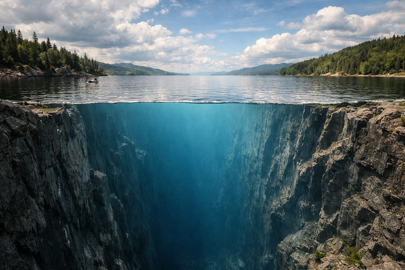 Wie viel wiegt ein See?