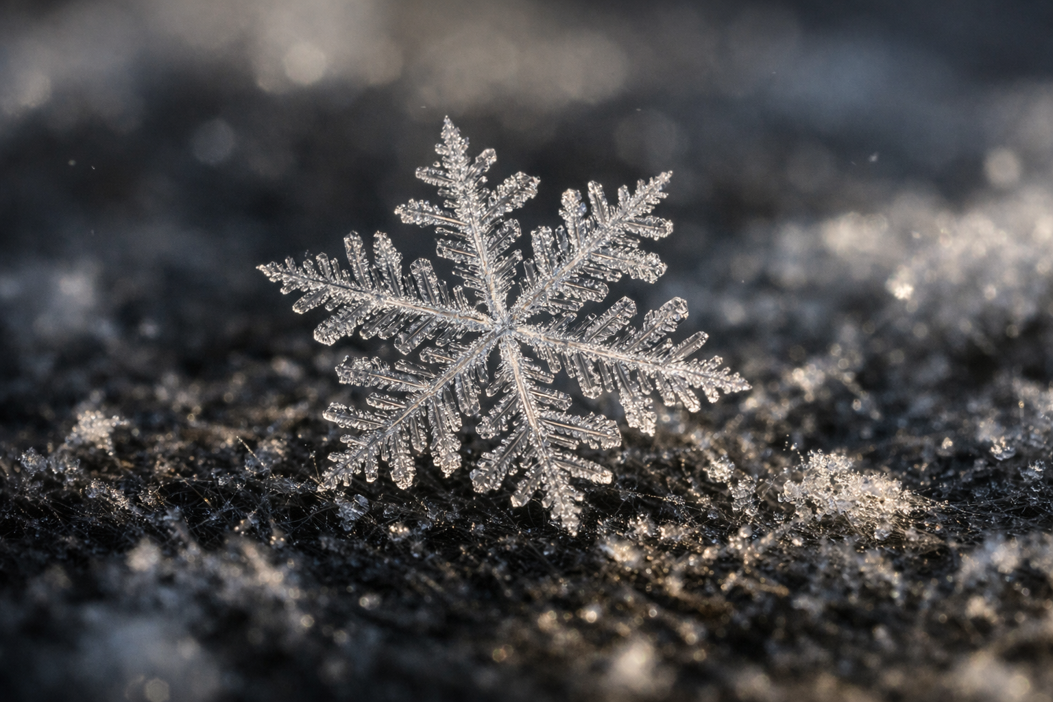 Wie viel wiegt eine Schneeflocke?