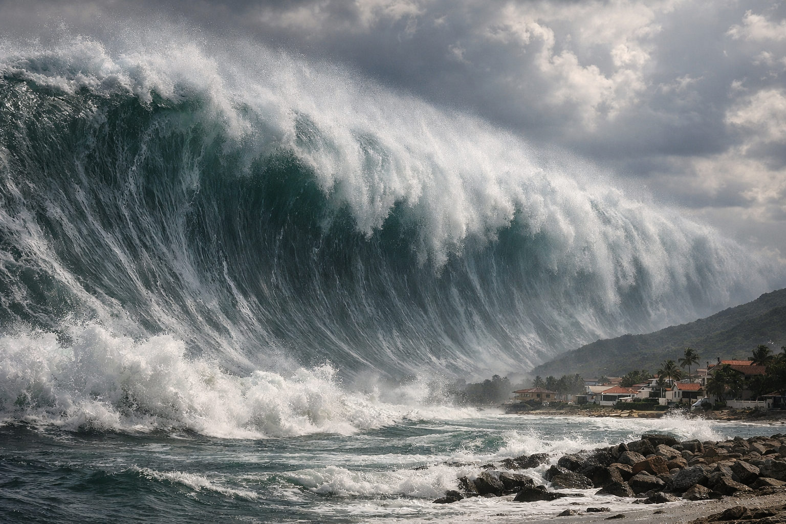 Wie viel wiegt ein Tsunami?