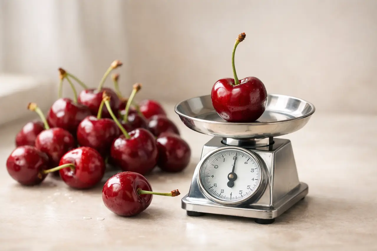 Сколько весит вишня?