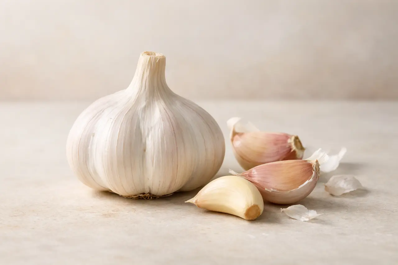 Сколько весит головка чеснока?