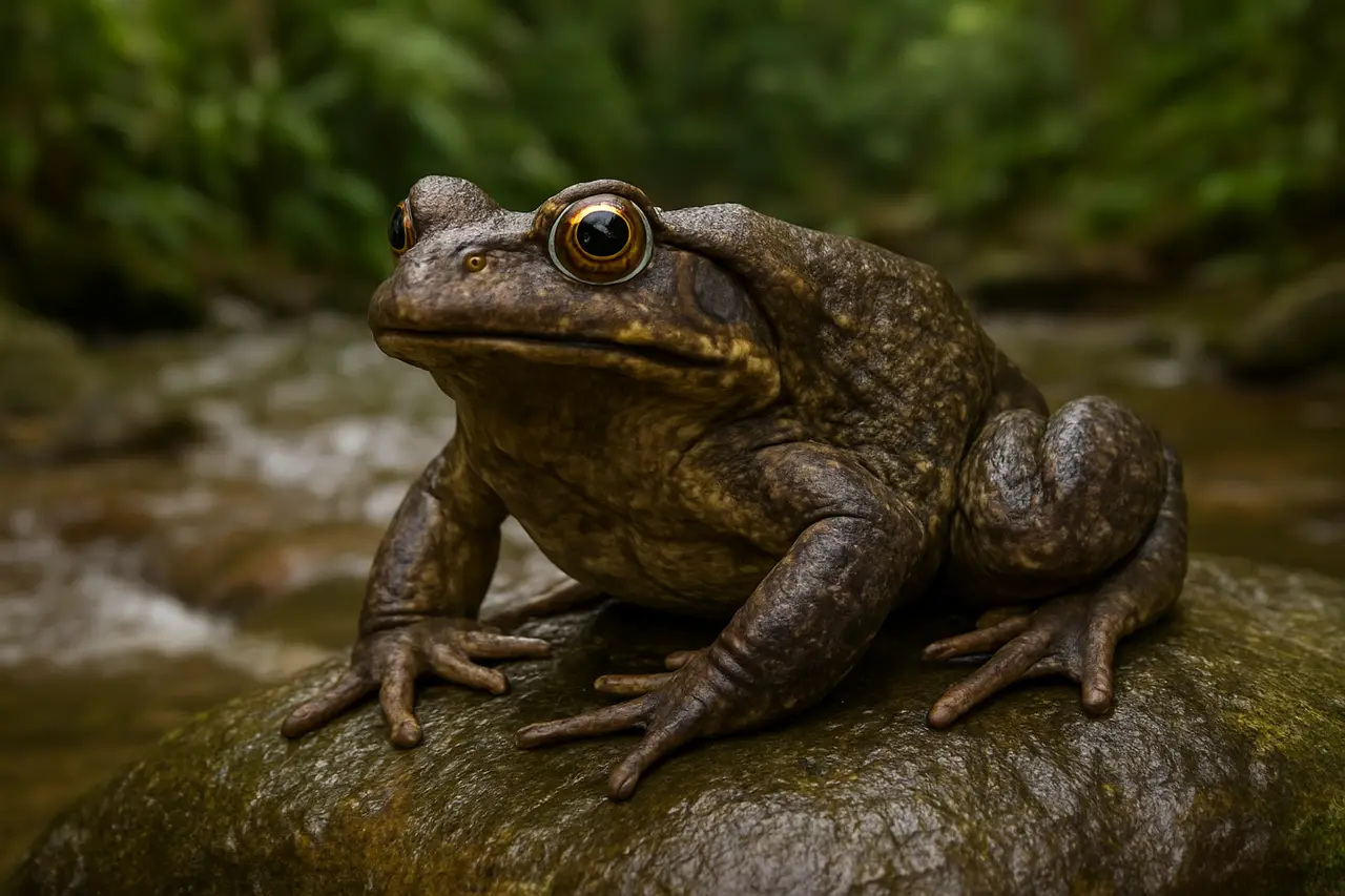 Сколько весит голиафовая лягушка?