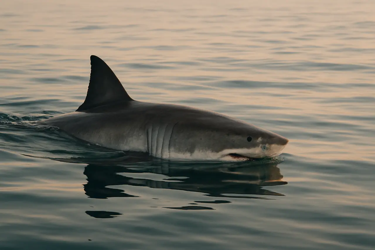 Сколько весит большая белая акула?