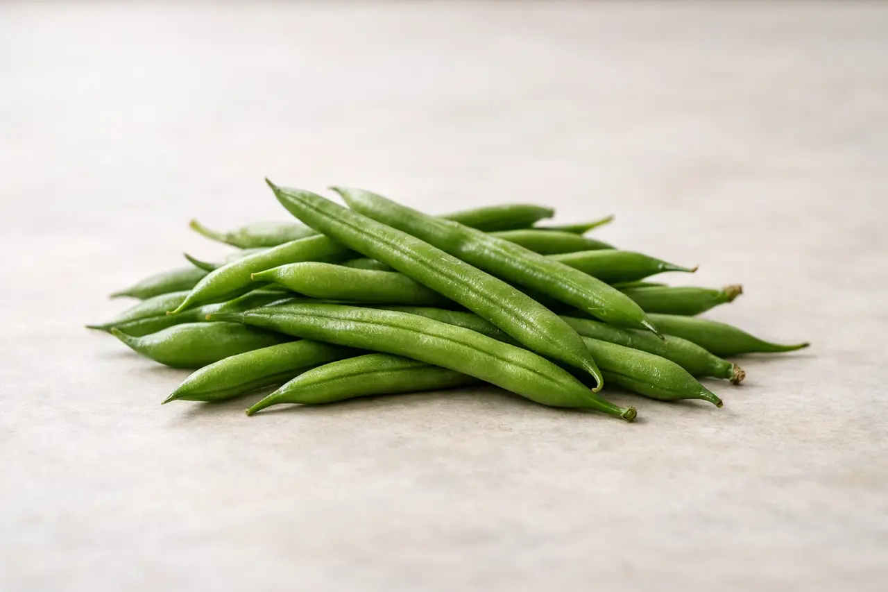 Сколько весит горсть зеленой фасоли?