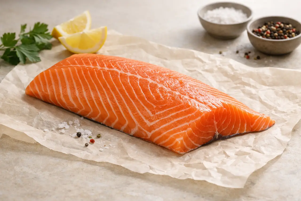 Сколько весит филе лосося?