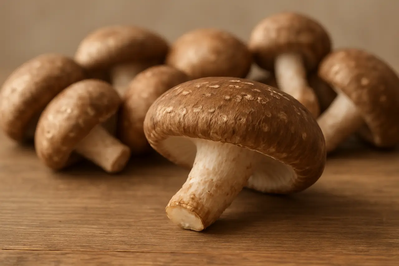 Wie viel wiegt ein Shiitake-Pilz?