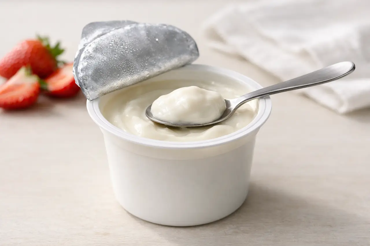 Сколько весит стаканчик йогурта?