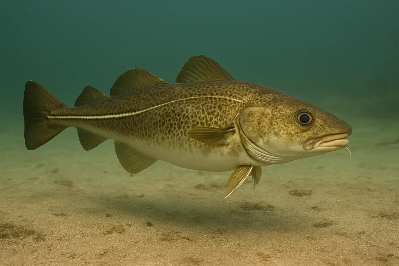 Сколько весит атлантическая треска?