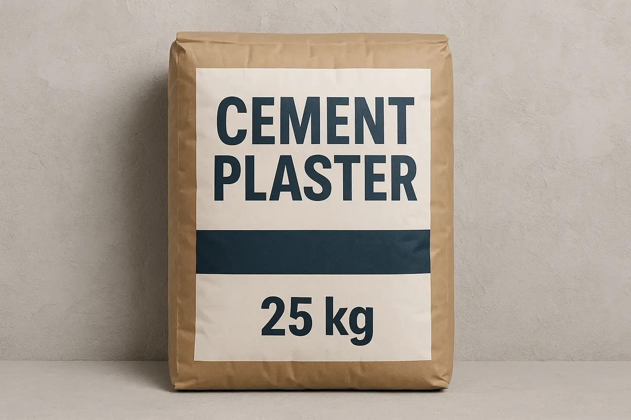 Quanto pesa um saco de cimento e gesso de 25 kg?