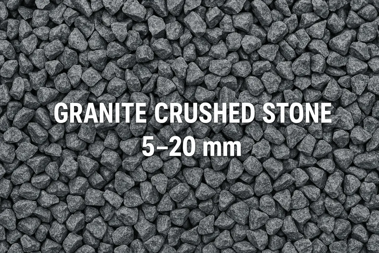 Wie viel wiegt Granitschotter 5–20 mm?