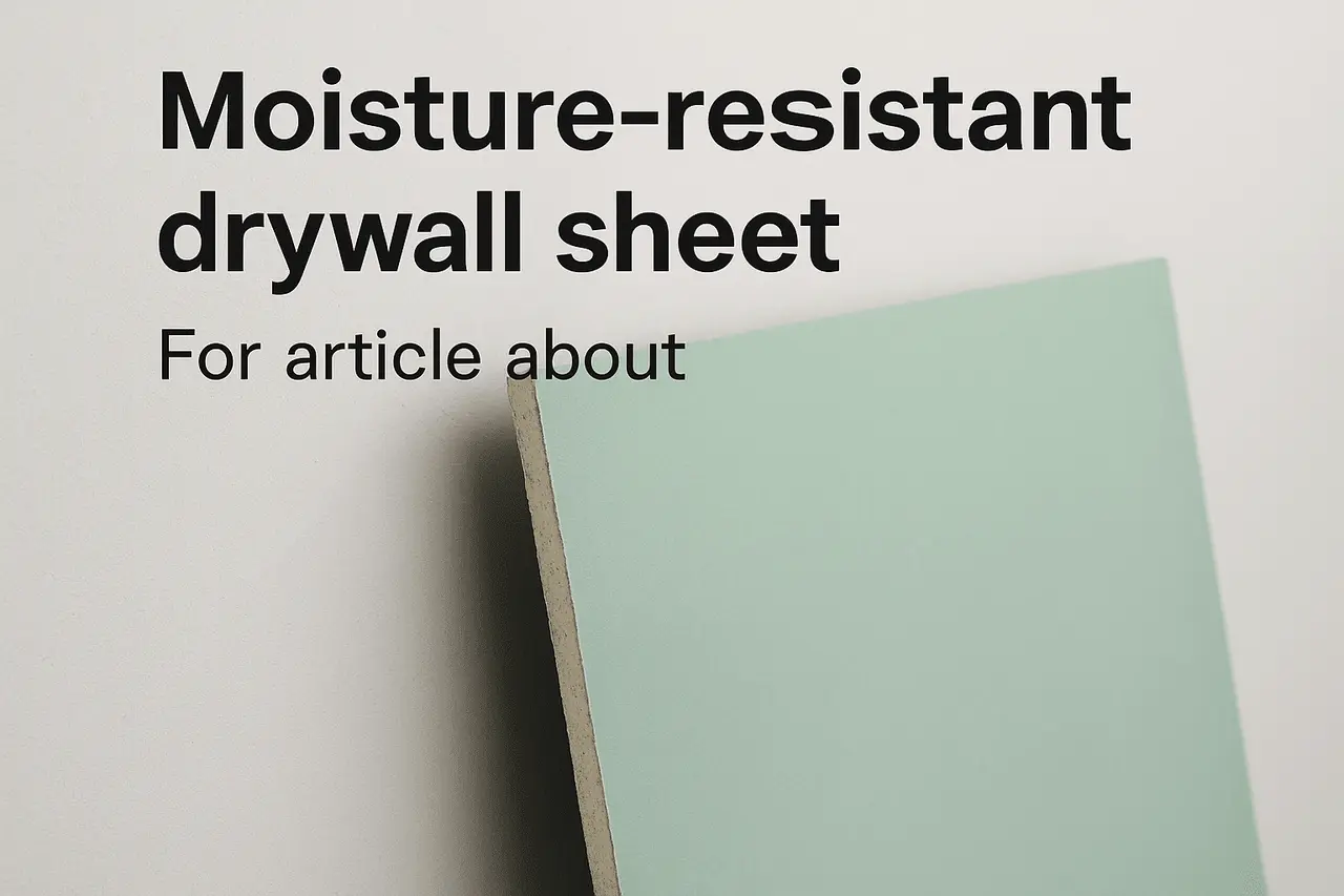 Feuchtigkeitsbeständige Trockenbauplatte