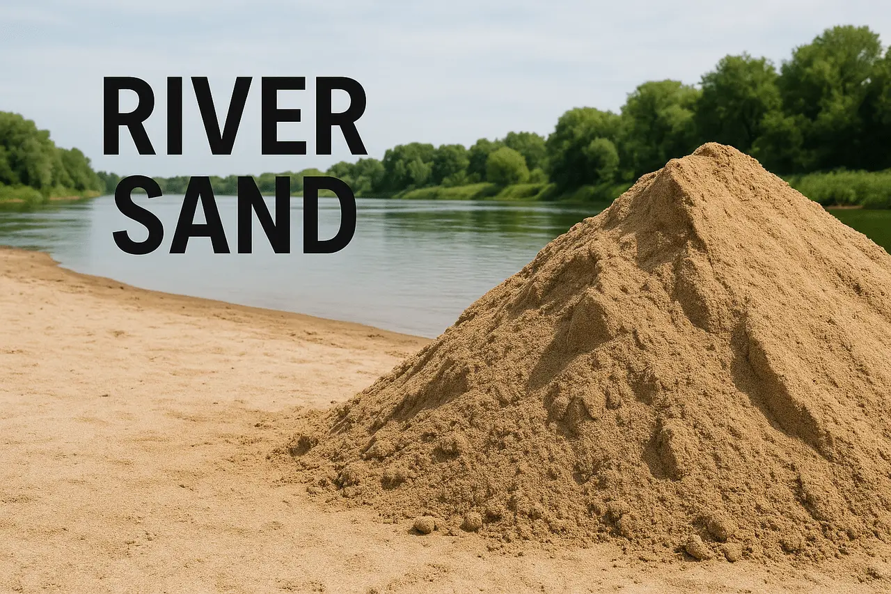 Wie viel wiegt Flusssand?