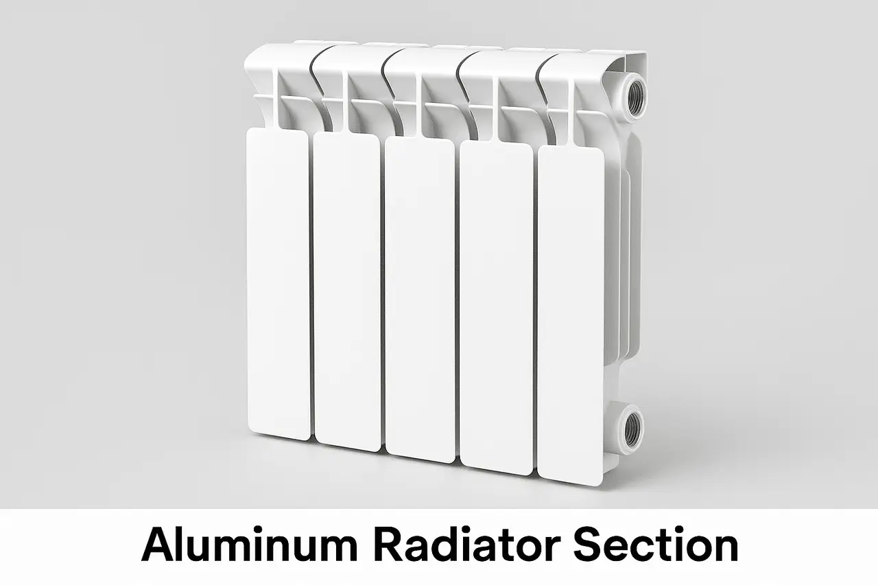 Wie viel wiegt ein Aluminium-Heizkörperabschnitt?