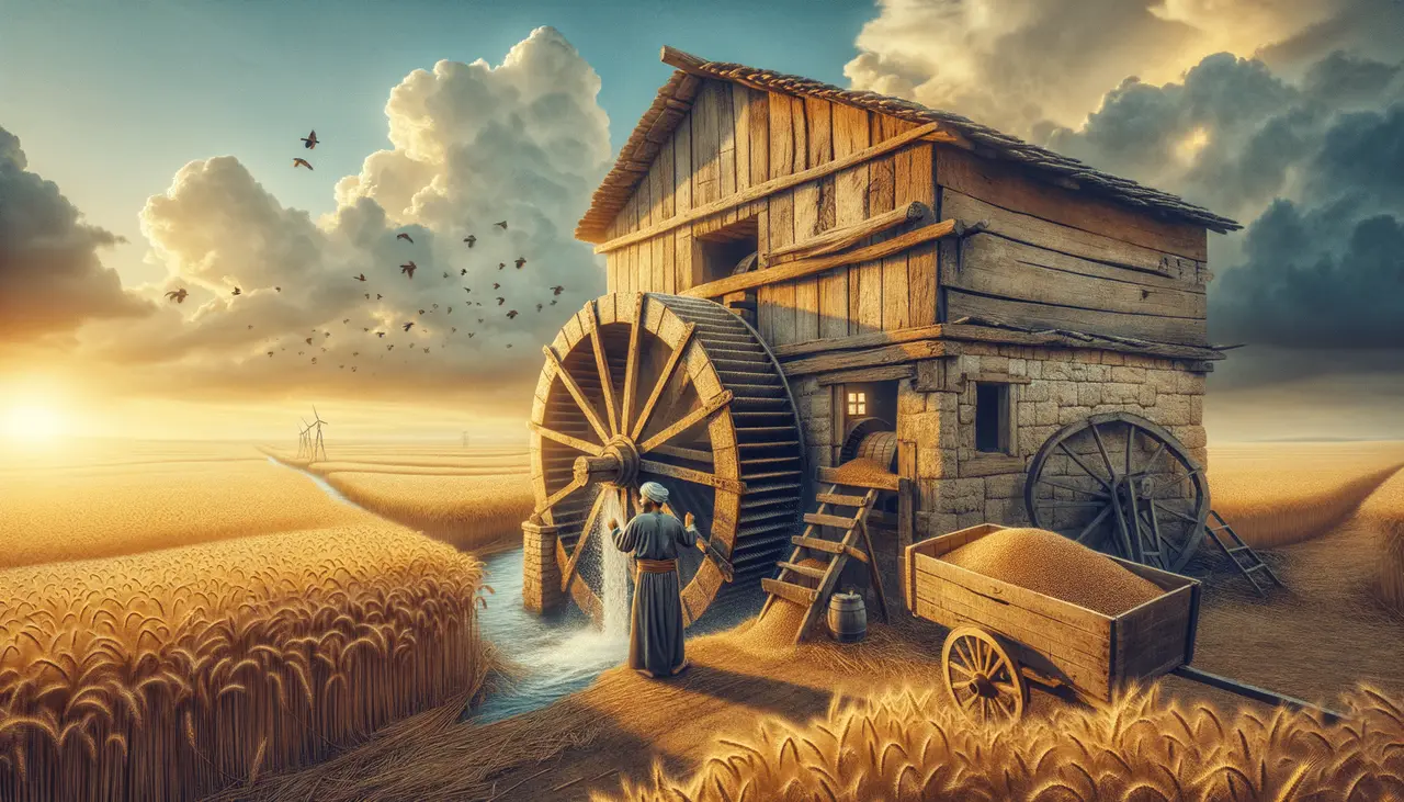 谷物磨坊的重量是多少?