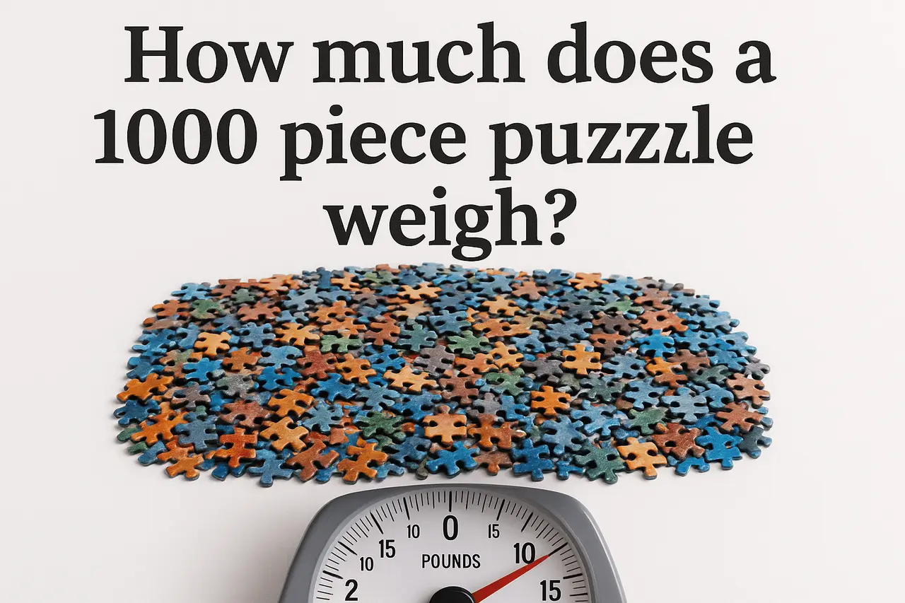 Wie viel wiegt ein 1000-Teile-Puzzle?