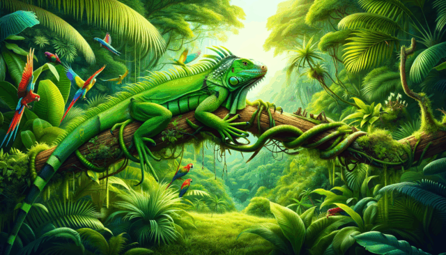 Green iguana