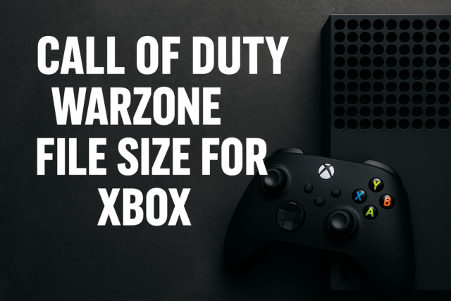 Quanto pesa um arquivo do Call of Duty Warzone para Xbox?