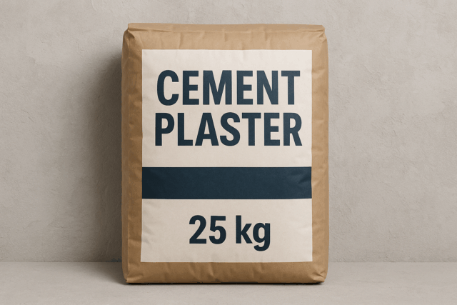 Quanto pesa um saco de cimento e gesso de 25 kg?