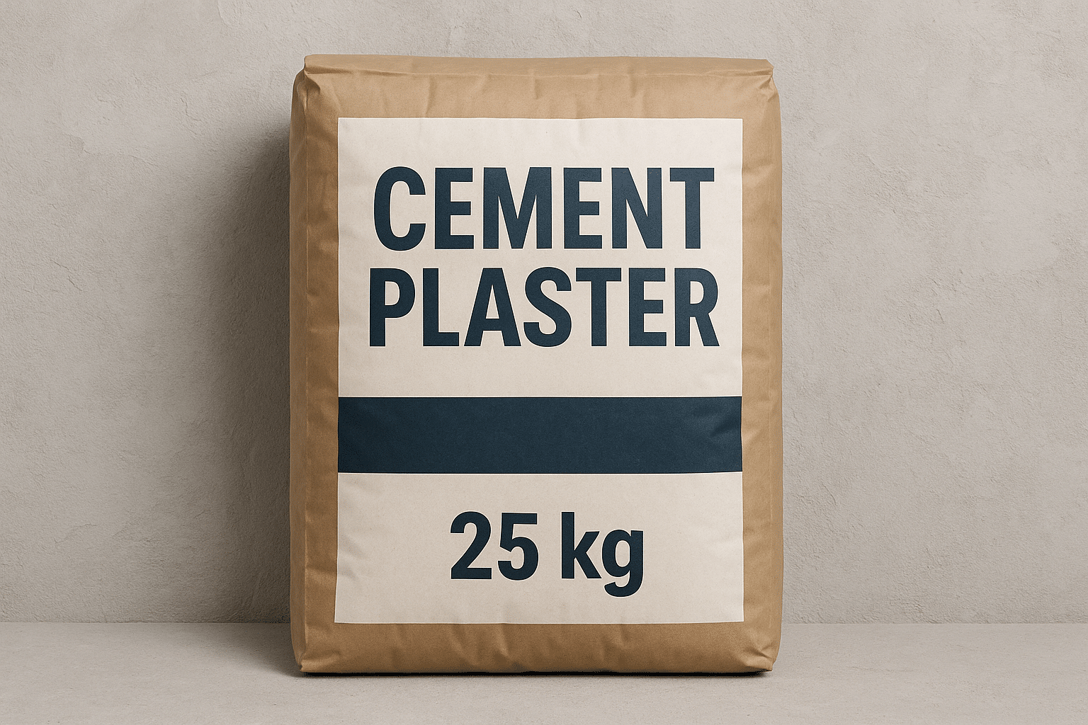 Wie viel wiegt ein 25 kg Sack Zementputz?