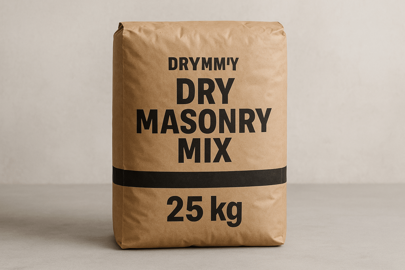 Wie viel wiegt ein 25 kg Sack Trockenmauerwerksmischung?