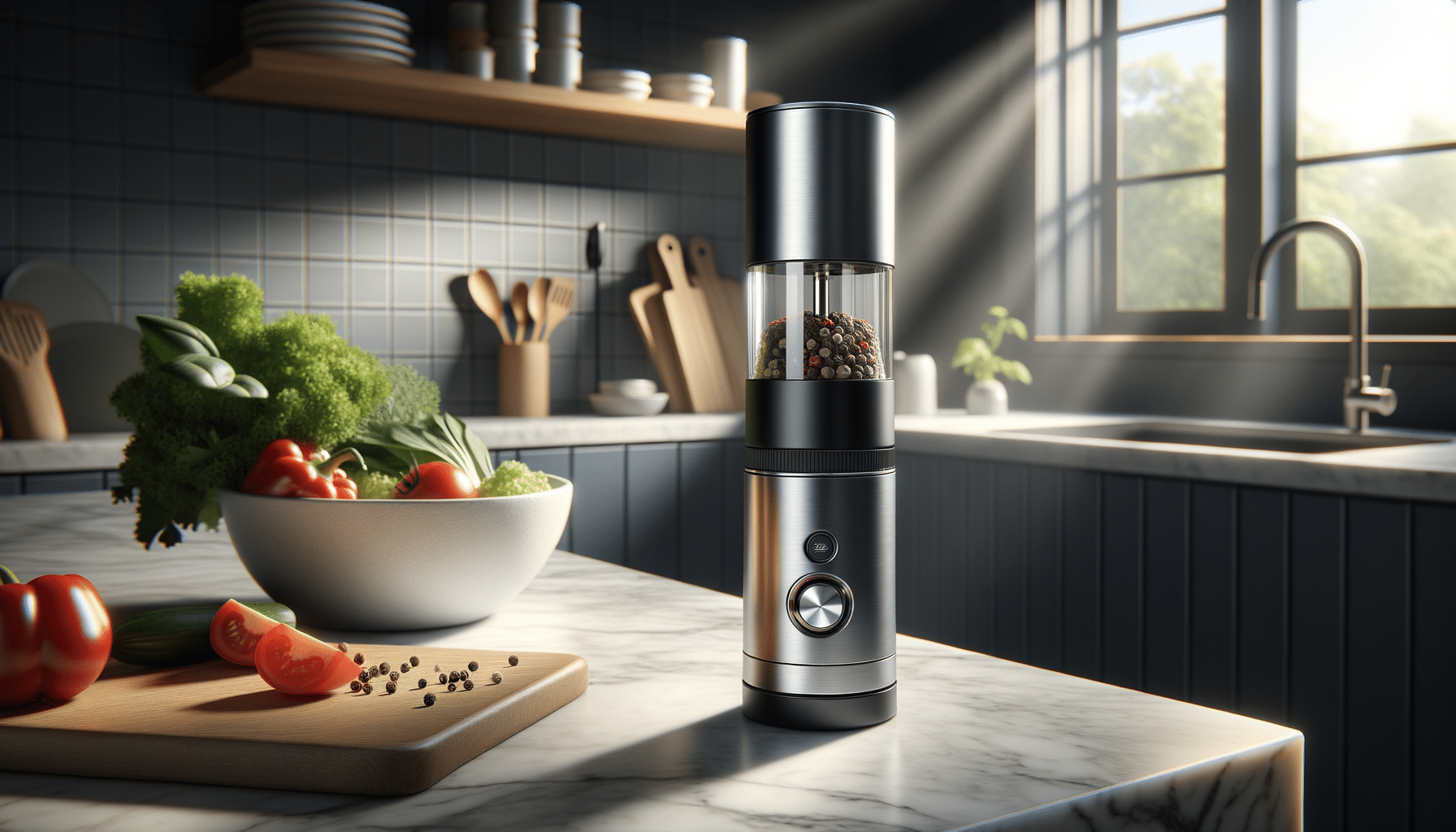 Wie viel wiegt eine elektrische Pfeffermühle?