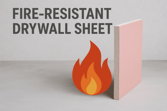 Quanto pesa uma placa de drywall resistente ao fogo?