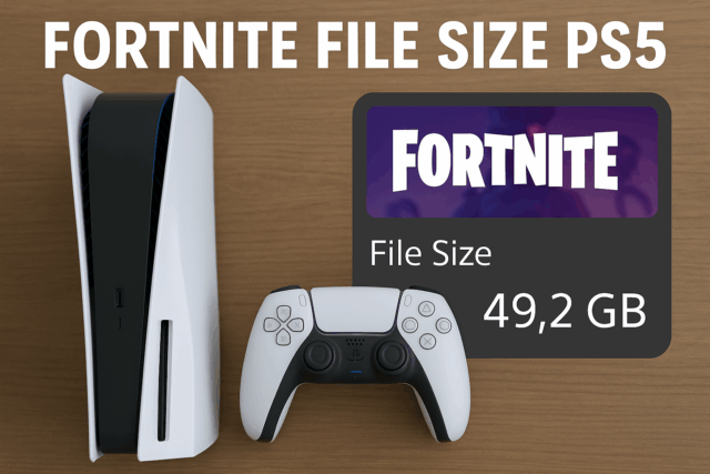 Wie viel „wiegt“ eine Fortnite-Dateigröße auf der PS5?