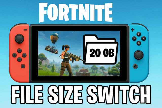 Wie groß ist die Dateigröße von Fortnite auf Switch?