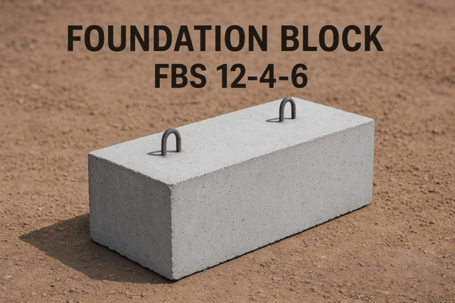 Wie viel wiegt ein Fundamentblock FBS 12-4-6?