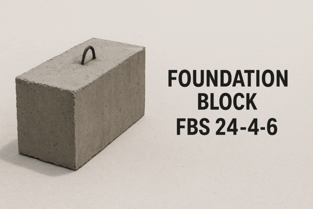 Wie viel wiegt ein Fundamentblock FBS 24-4-6?