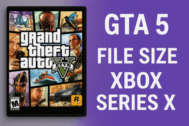 Xbox Series X 的 GTA 5 文件大小是多少？