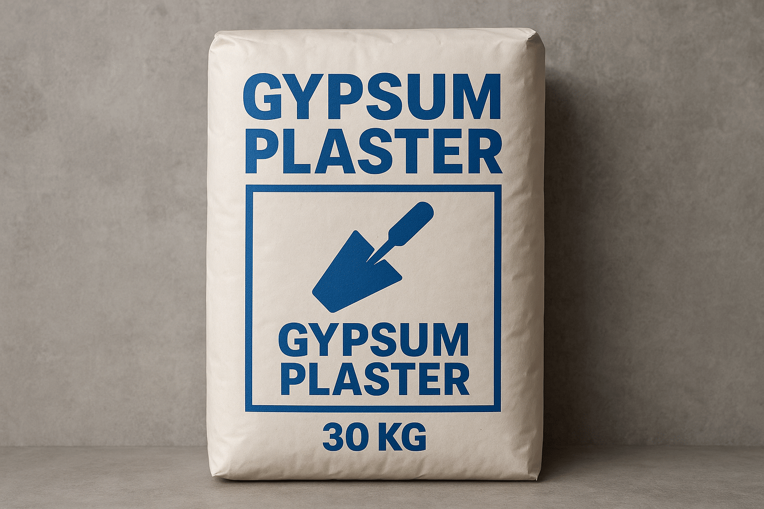 Wie viel wiegt ein Gipssack mit 30 kg?