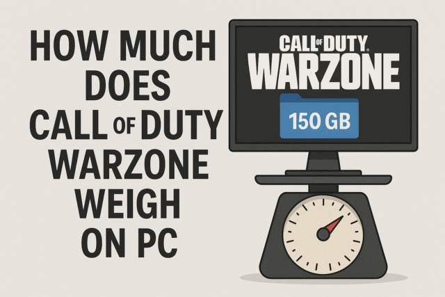 Quanto pesa o Call of Duty Warzone no PC?