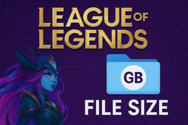 Quanto pesa um arquivo do League of Legends?