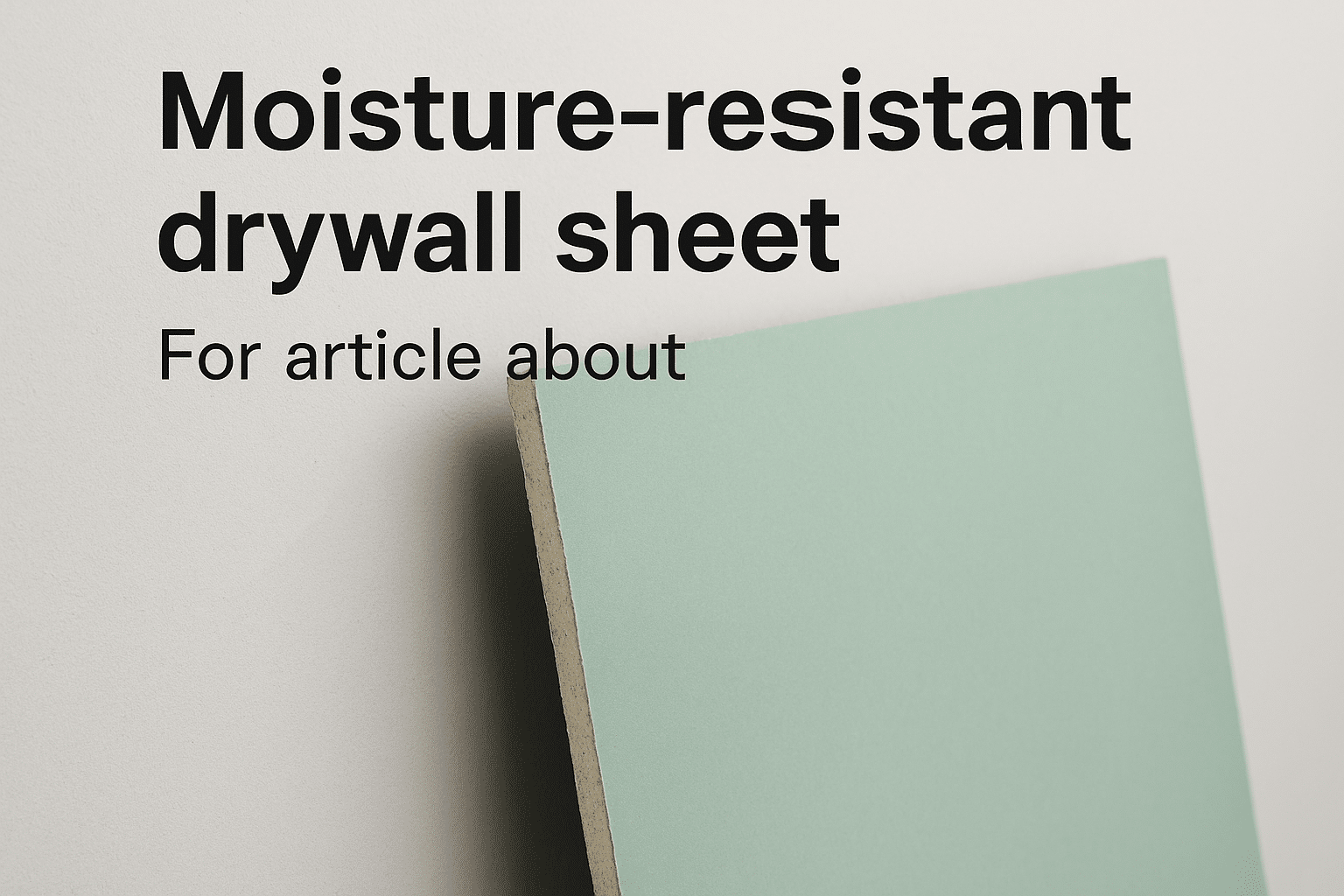 Feuchtigkeitsbeständige Trockenbauplatte