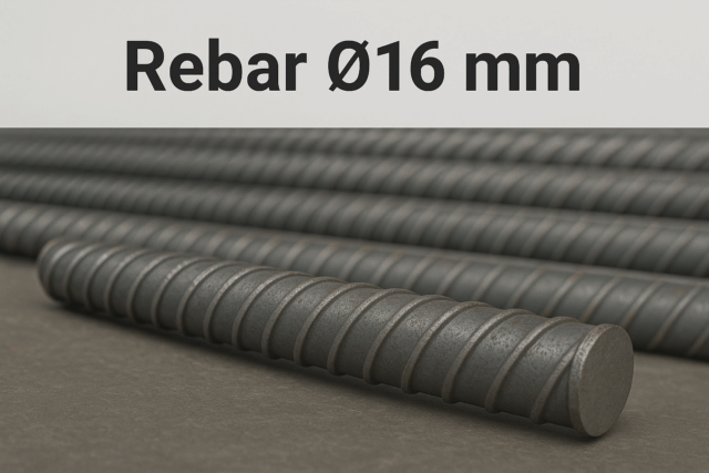 How Much Does a Rebar Ø16 mm Weigh?