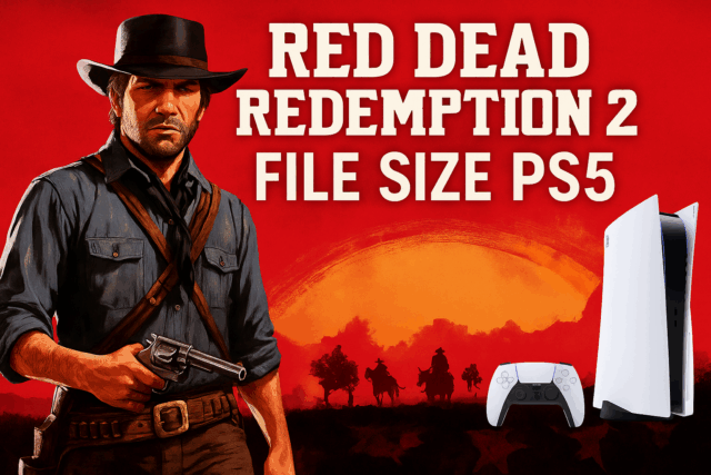 Wie viel wiegt eine PS5 mit Red Dead Redemption 2-Dateigröße?