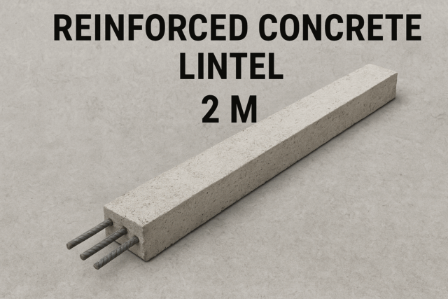 How Much Does a Reinforced Concrete Lintel 2 m Weigh?