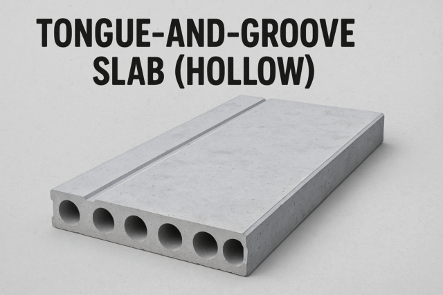 How Much Does a Tongue-and-Groove Slab (Hollow) Weigh?