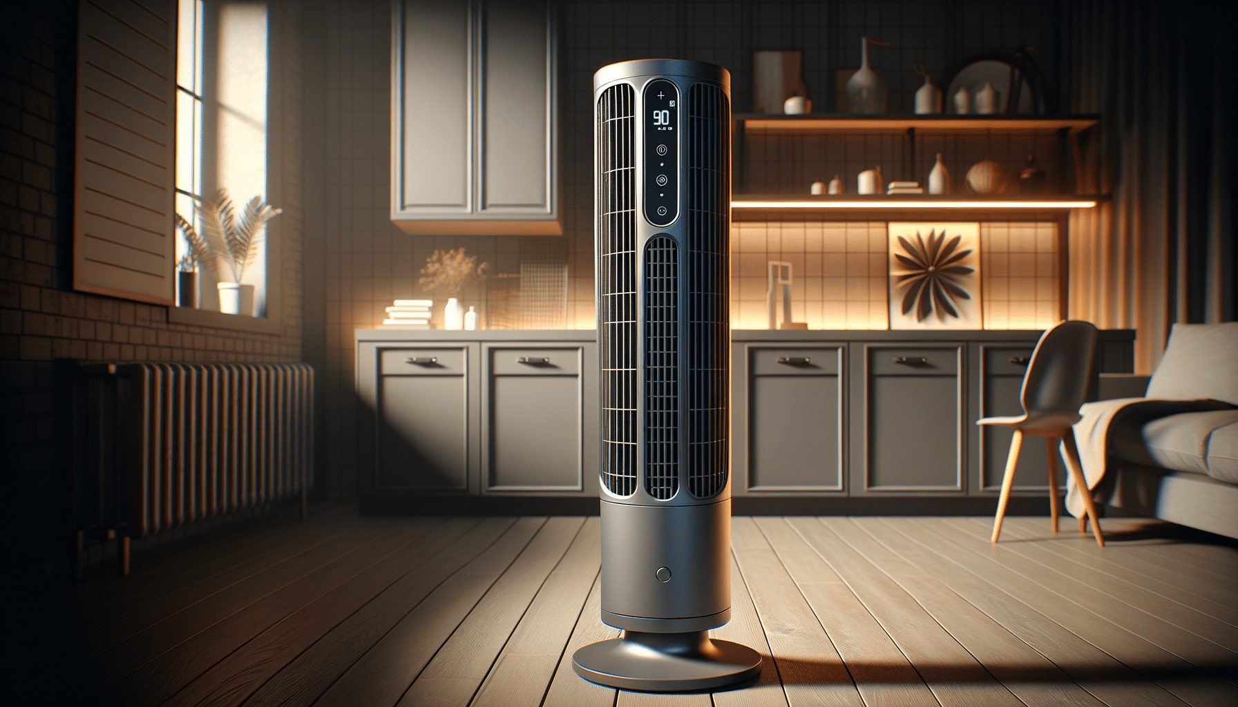 Wie viel wiegt ein Turmventilator?