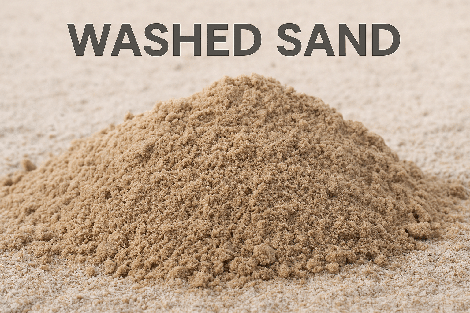 Wie viel wiegt gewaschener Sand?