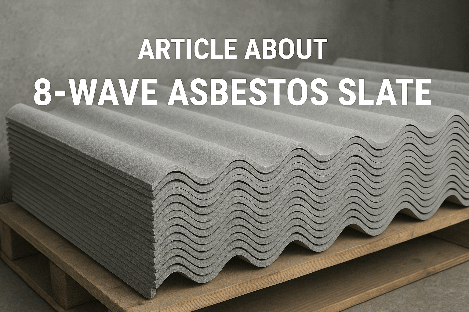 Wie viel wiegt eine 8-Wellen-Asbestplatte?