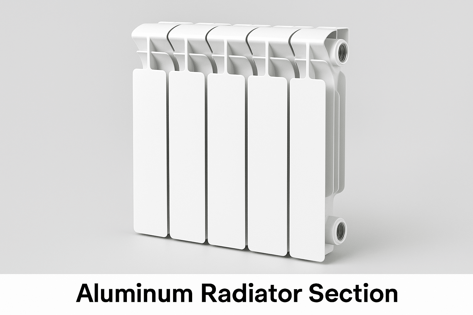 Wie viel wiegt ein Aluminium-Heizkörperabschnitt?