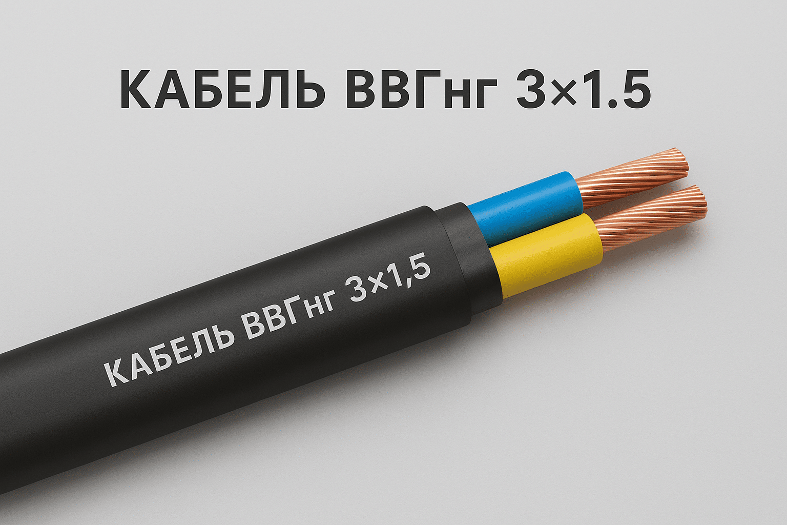 Wie viel wiegt ein Kabel VVGng 3×1,5?