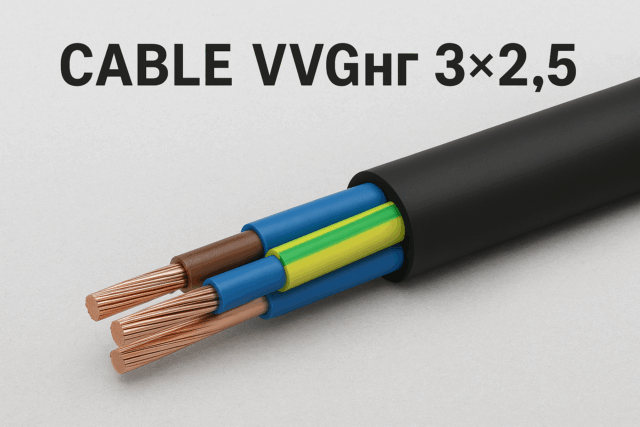 VVGng 3×2.5 电缆重量是多少？