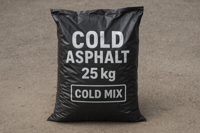 How Much Does a Cold Asphalt Bag 25 kg Weigh?