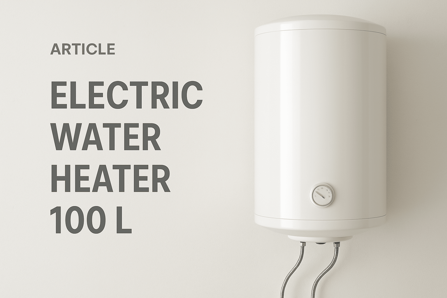 Wie viel wiegt ein elektrischer Warmwasserbereiter mit 100 l?