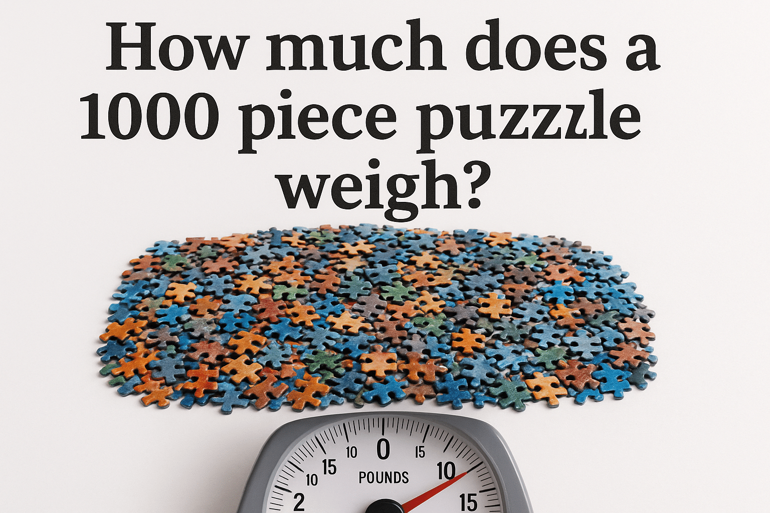 Wie viel wiegt ein 1000-Teile-Puzzle?