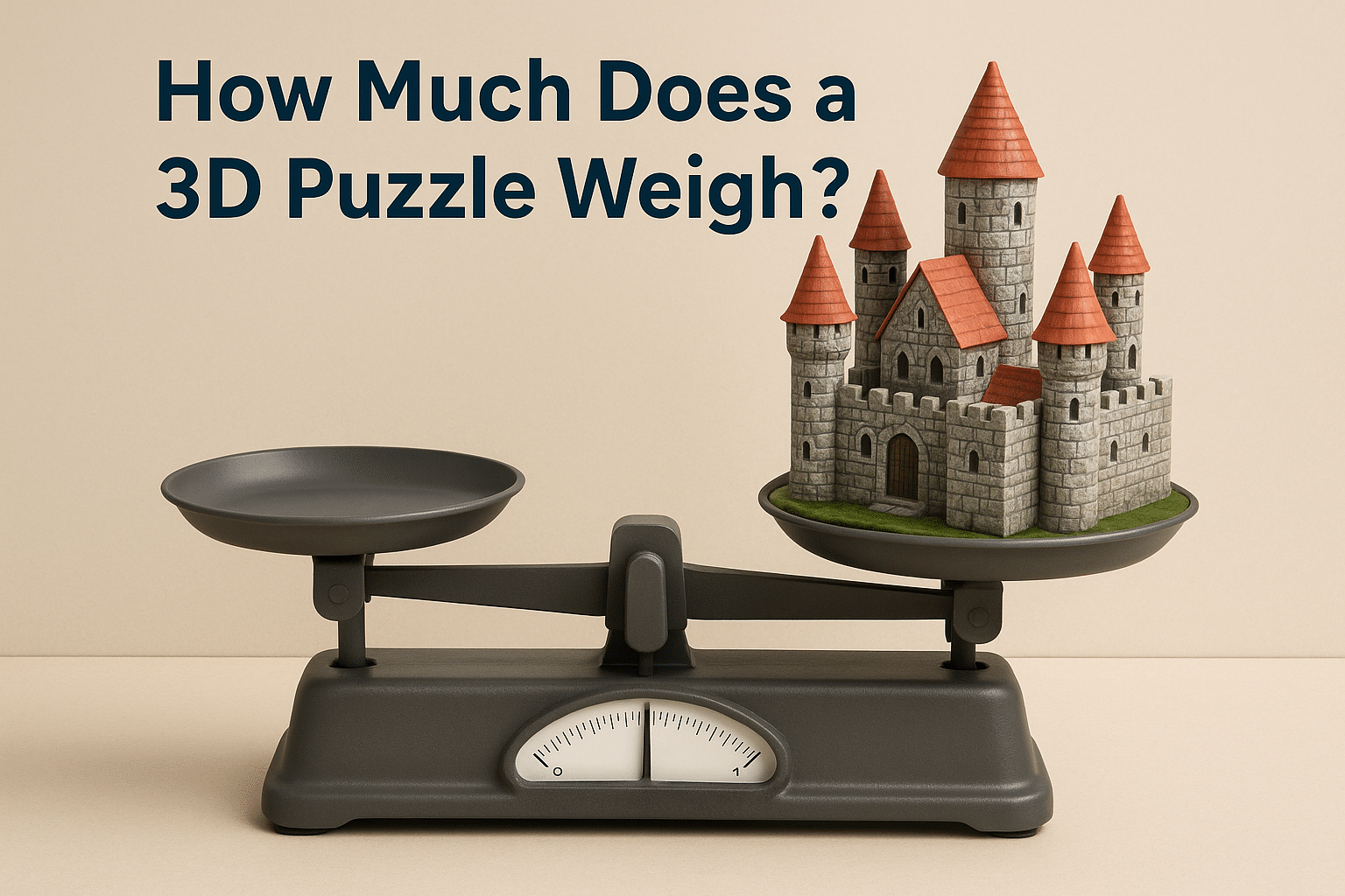 Wie viel wiegt ein 3D-Puzzle?